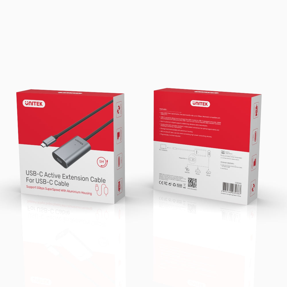 USB-C to USB-A Active Extension Cable