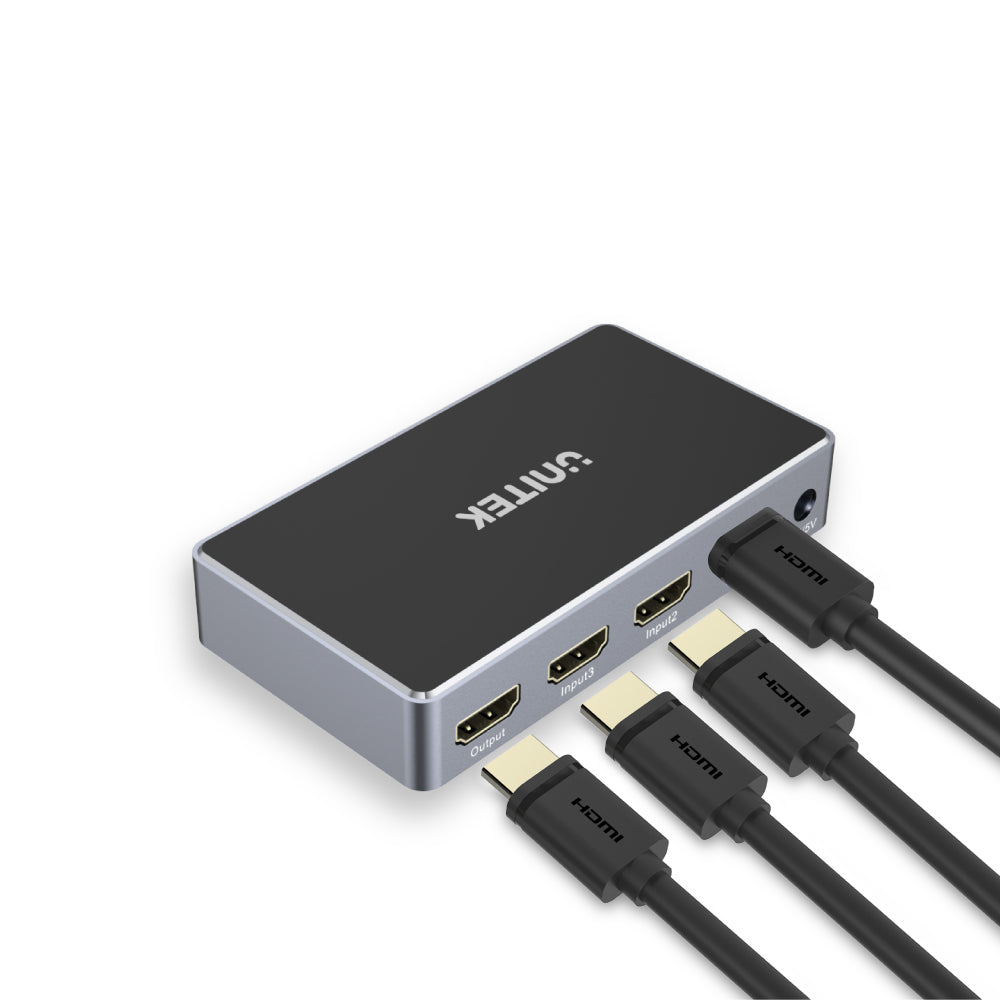 4K 30Hz HDMI Switch (3 In 1 Out)
