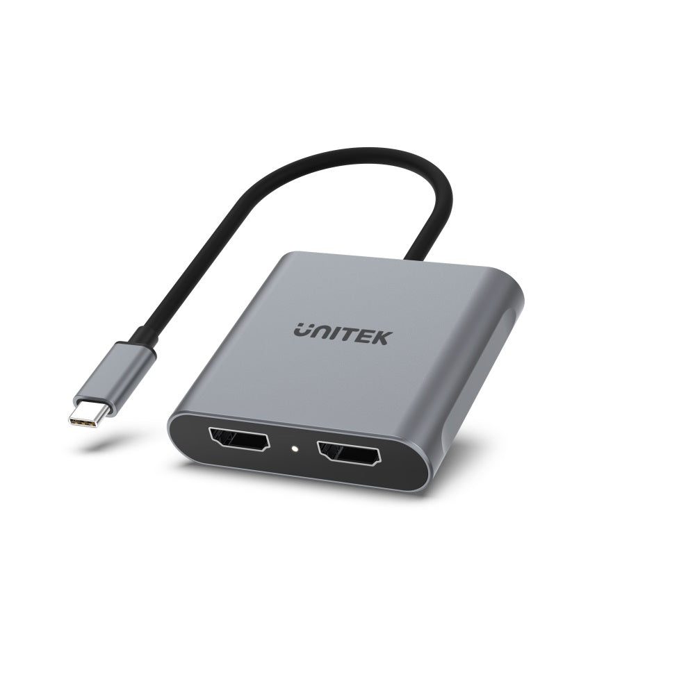 4K USB-C 轉雙 HDMI 轉接器 (支援MST多串流傳輸) UNITEK
