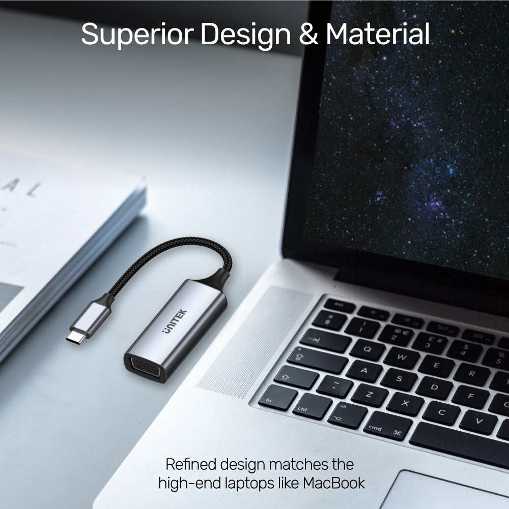 USB-C to VGA 1080P Full HD Adapter
