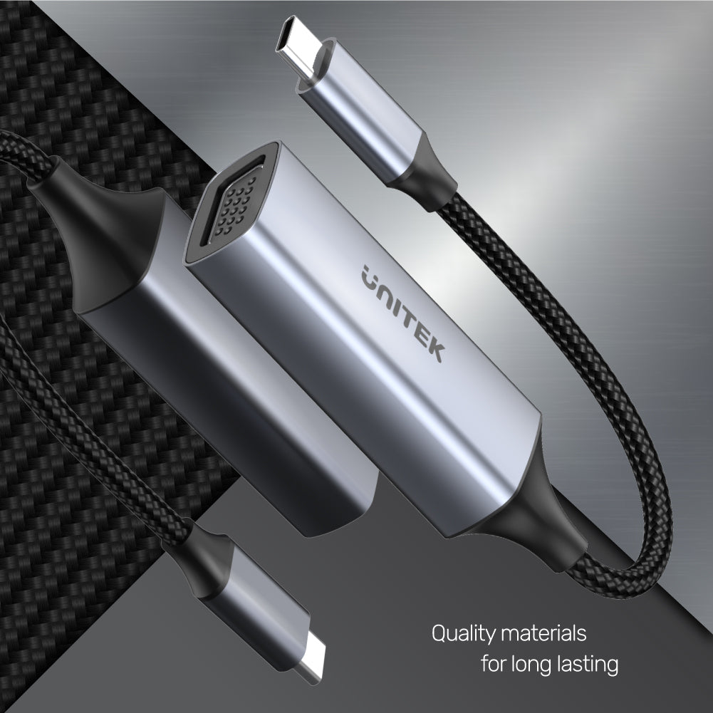 USB-C to VGA 1080P Full HD Adapter
