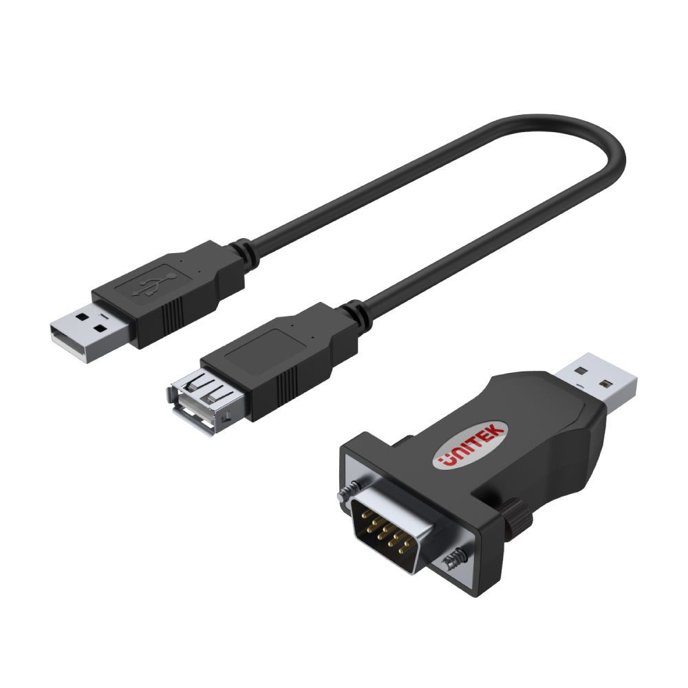 USB 轉 RS232 串行接口轉接器 (可拆除USB線使用)