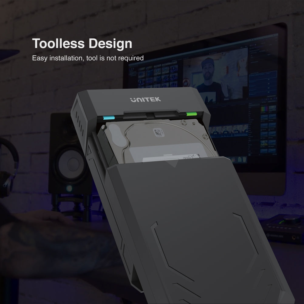 DiskGuard Raiden USB 3.0 轉 SATA III 2.5"/3.5" 外置硬碟盒