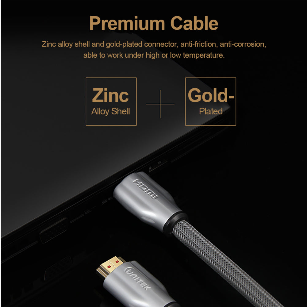 4K 60Hz HDMI Cable (Braided Cable Coat)