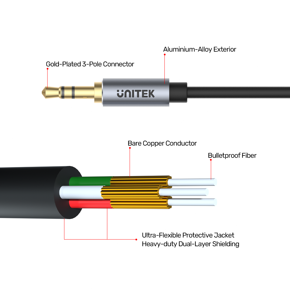 耳機 3.5mm AUX 立體聲音頻延長線