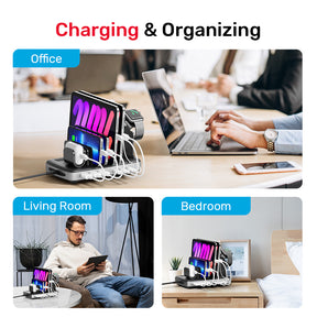 uCharge Station HP6 Multi-Device Charging Station with Wide Compatibility