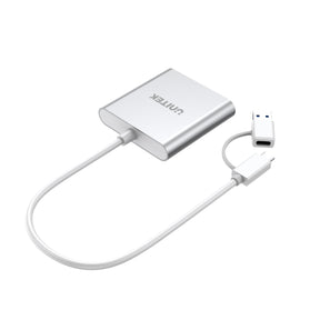 3 合 1 USB 3.0 讀卡器 (附 USB-C 轉接器) 