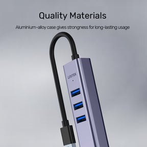 4合1 USB 3.0 乙太網接口 Hub (USB-A端口)