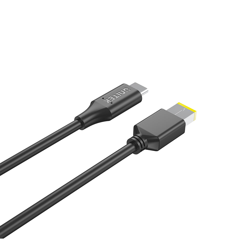 65W USB C 轉 DC 充電線 (Rectangle DC Jack 11.0 x 4.5mm，適用於Lenovo手提電腦)