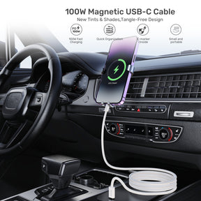 100W 磁吸 USB-C 充電線