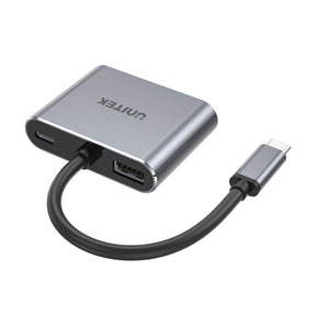 uHUB Q4 Lite 4 合 1 多媒體 USB-C Hub (MST 多螢幕獨立擴展 和 USB-PD 100W)