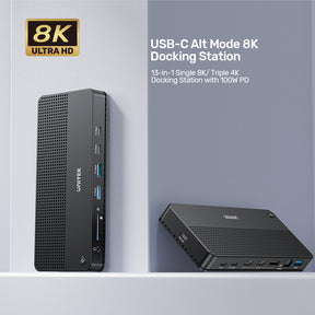 USB-C 8K 擴充基座 100W PD