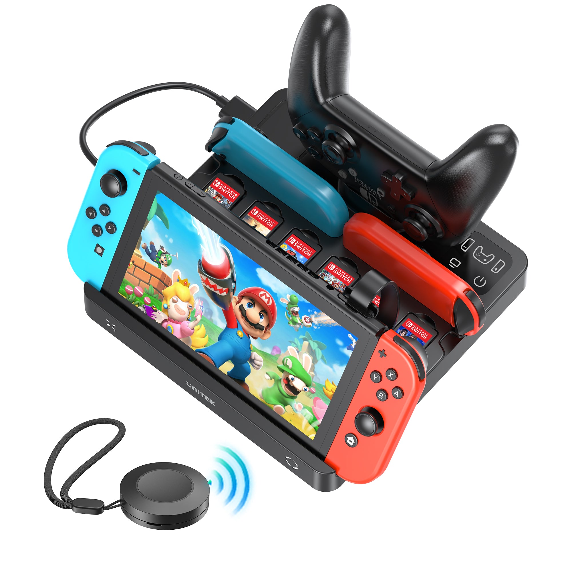 Switch 充電站配遊戲卡讀取器 | UNITEK