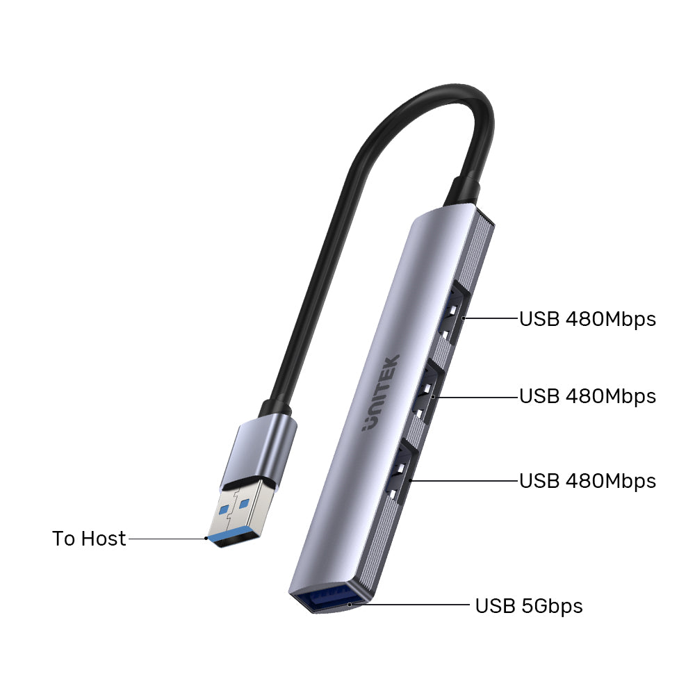 4 合 1 USB A 集線器