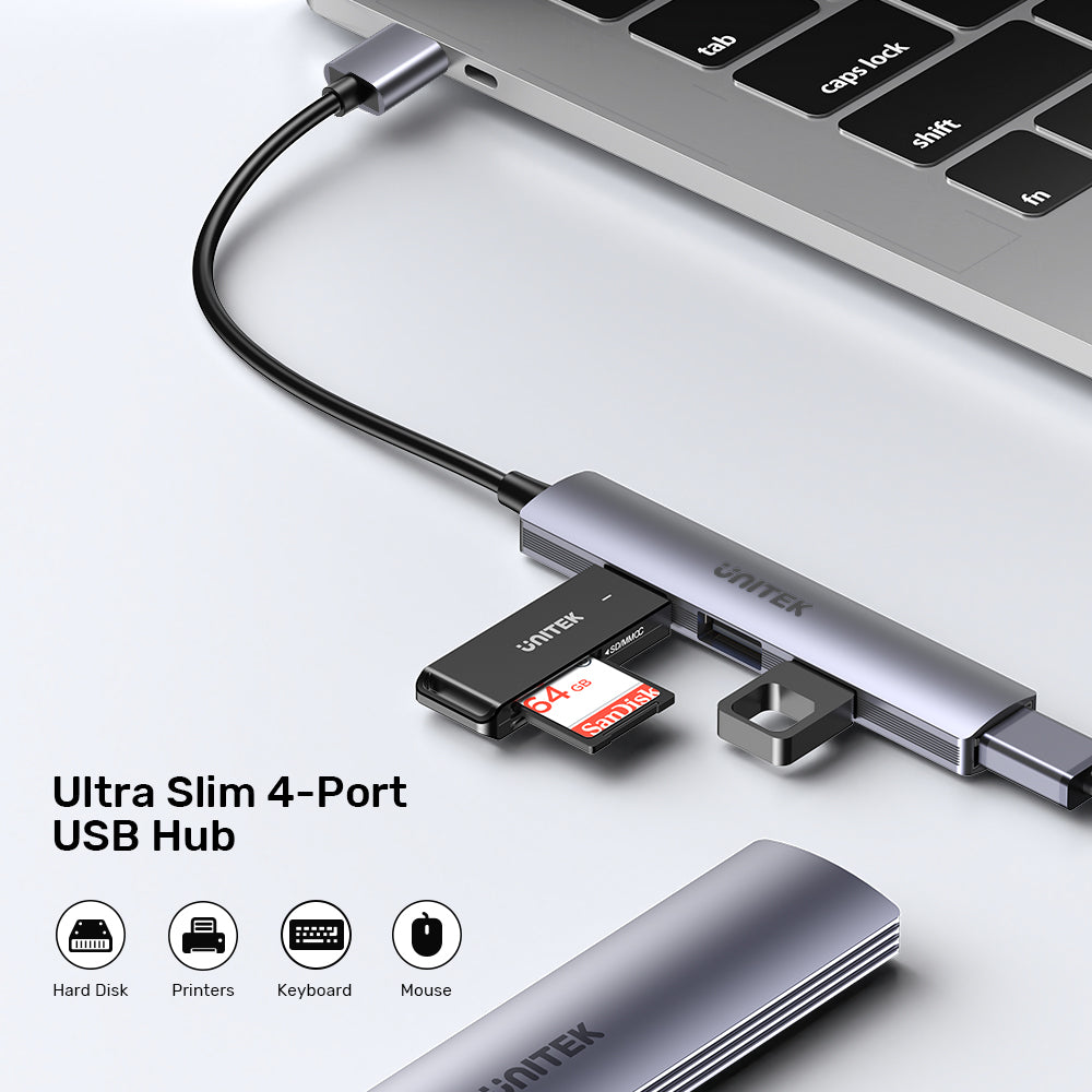 4 合 1 USB A集線器