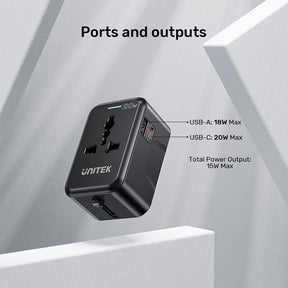 20W 全球通用旅行充電器