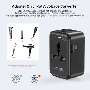 20W 全球通用旅行充電器