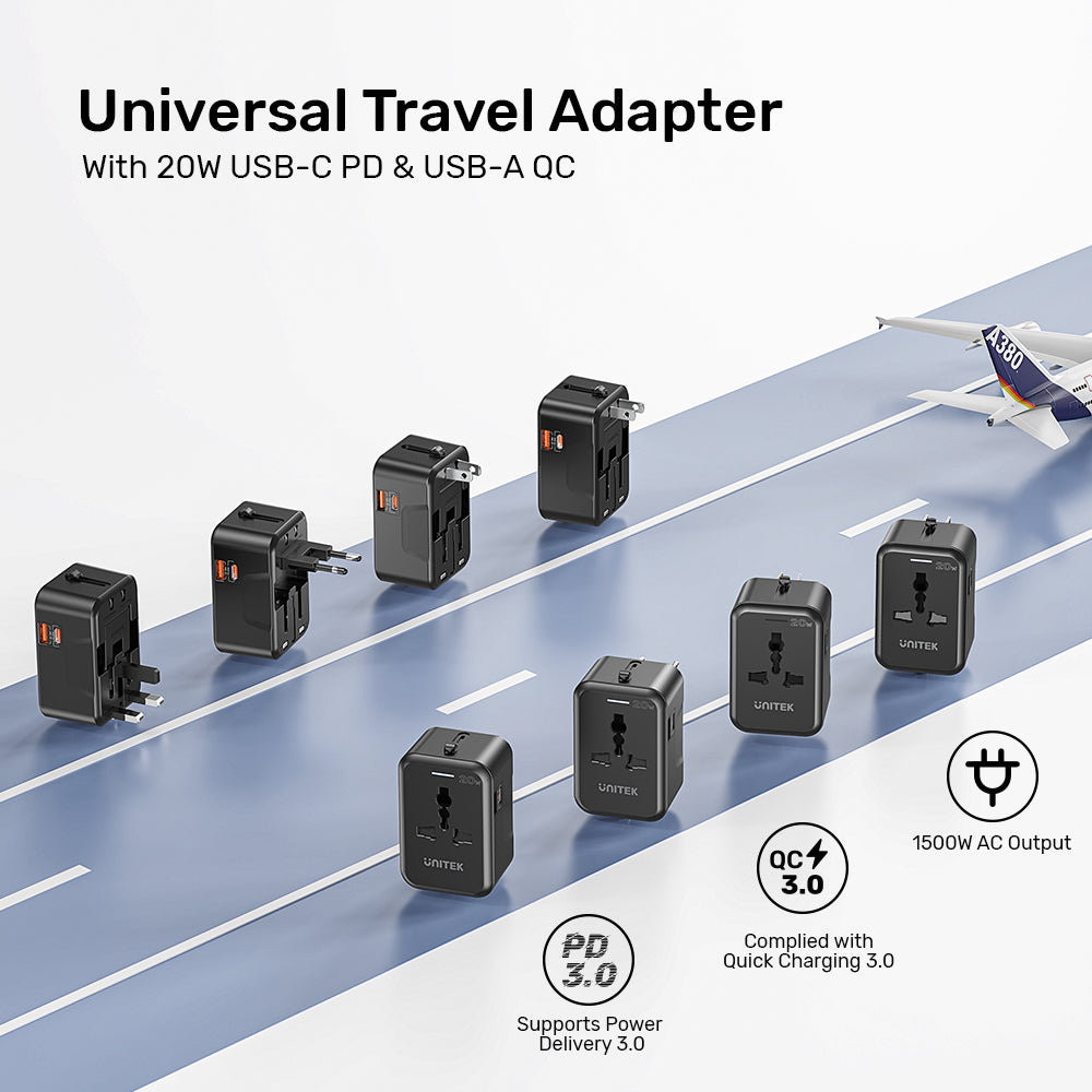 20W 全球通用旅行充電器