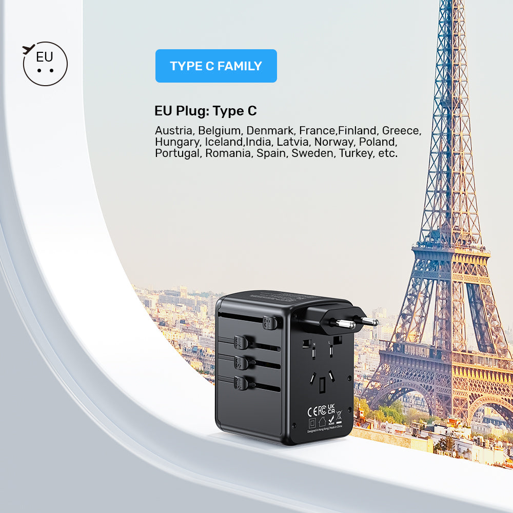 35W 全球通用旅行充電器