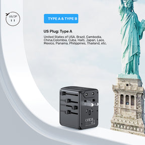 35W 全球通用旅行充電器