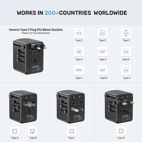 35W 全球通用旅行充電器