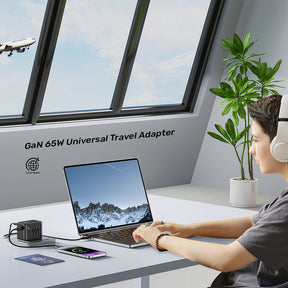 GaN 65W Universal Travel Adapter