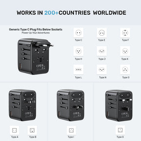 GaN 65W Universal Travel Adapter