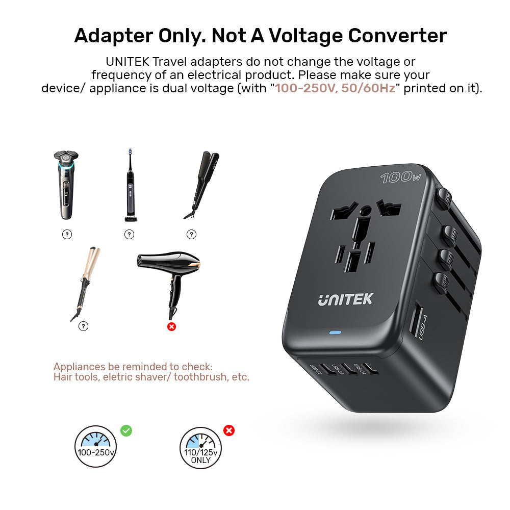 GaN 100W 全球通用充電器