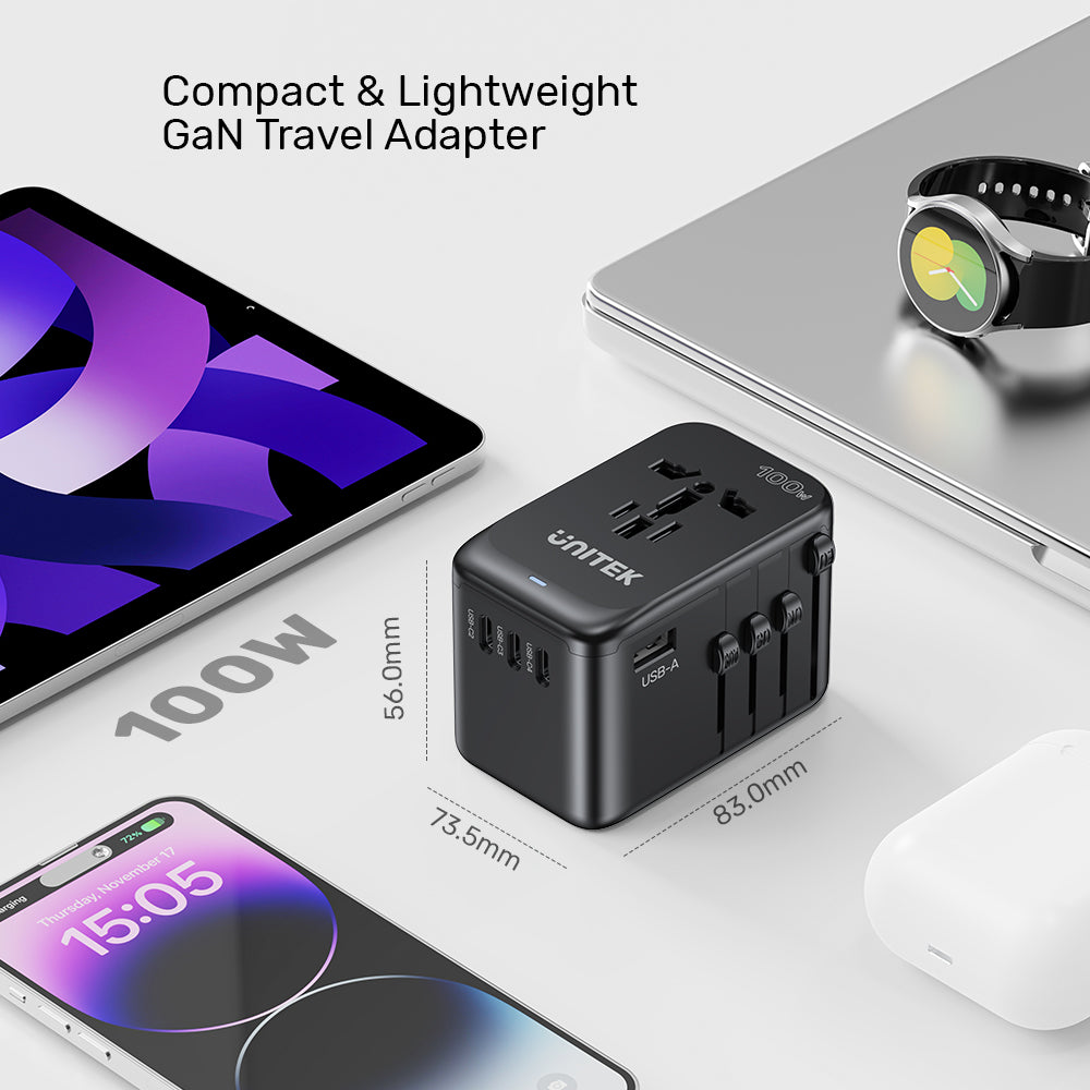 GaN 100W 全球通用充電器