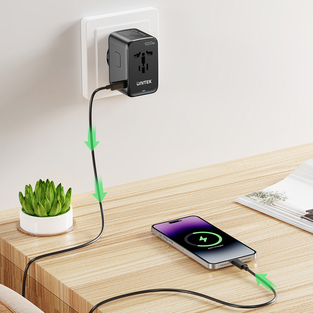GaN 100W 全球通用充電器
