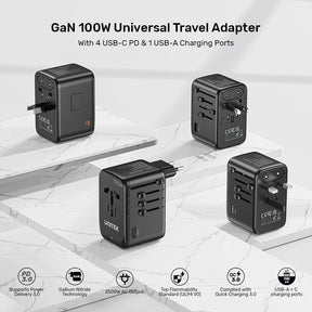 GaN 100W 全球通用充電器