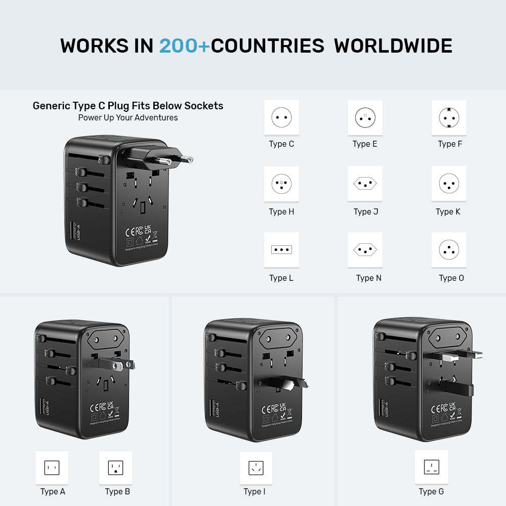 GaN 100W 全球通用充電器