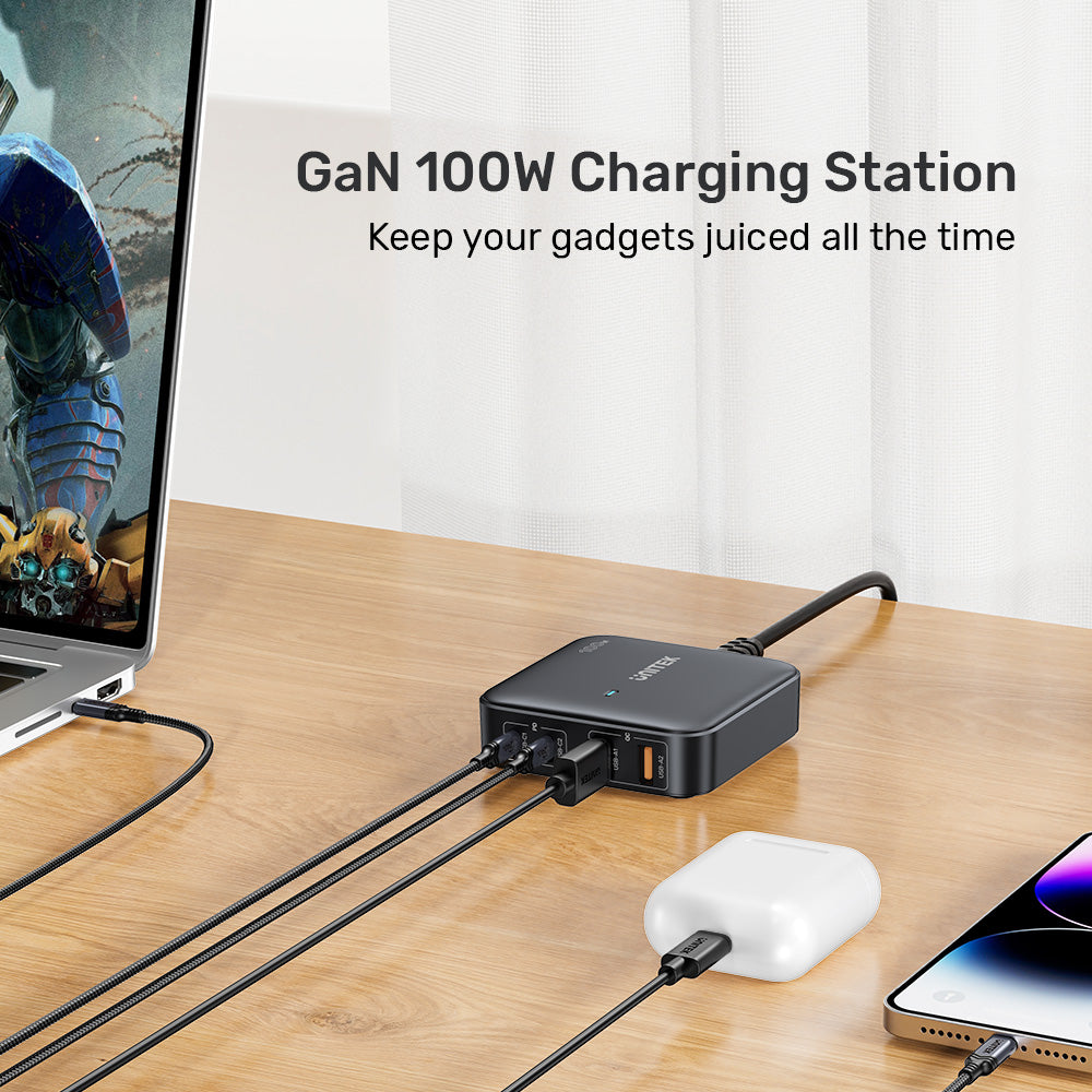 100W Desktop GaN Charging Station
