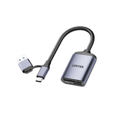 2-in-1 USB-C/A SD4.0 Card Reader