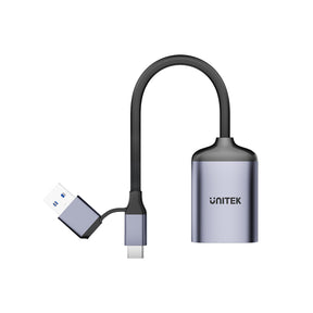 2-in-1 USB-C/A SD4.0 Card Reader