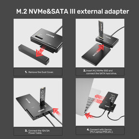 NVMe M.2 SSD 外置轉接器