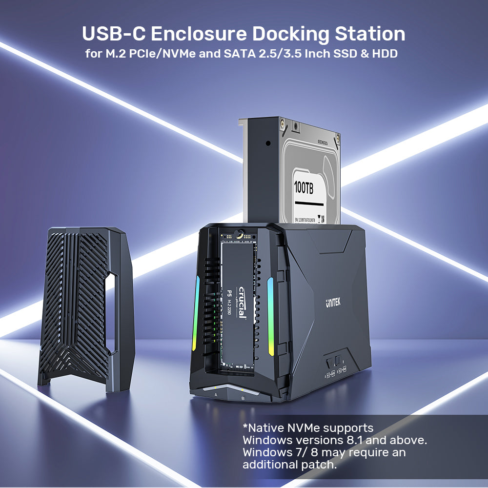 USB-C Enclosure Docking Station