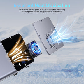 2 Bay USB-C RAID External Hard Drive Enclosure