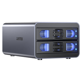 2 Bay USB-C RAID External Hard Drive Enclosure