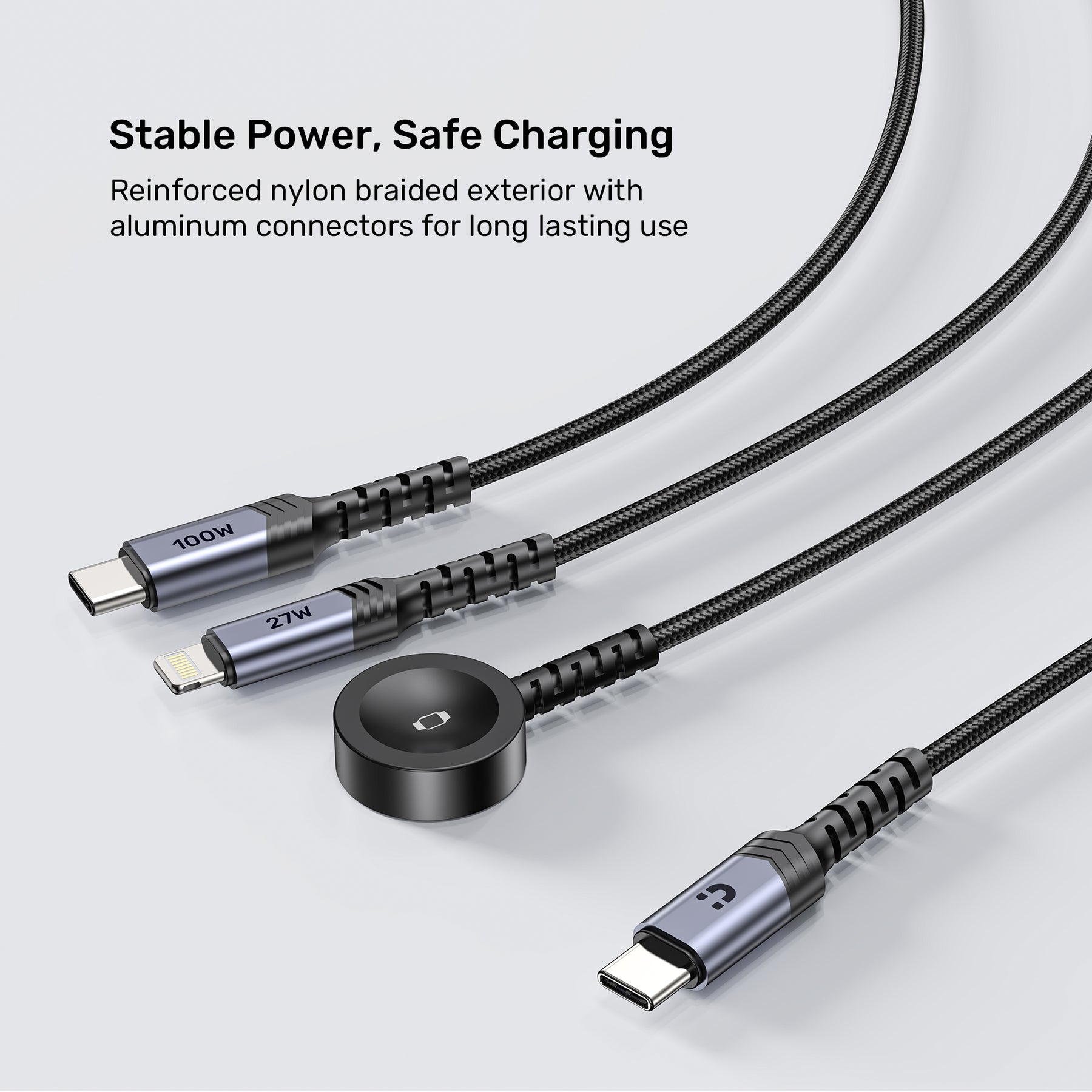 3-in-1 PD 100W Fast Charging Cable