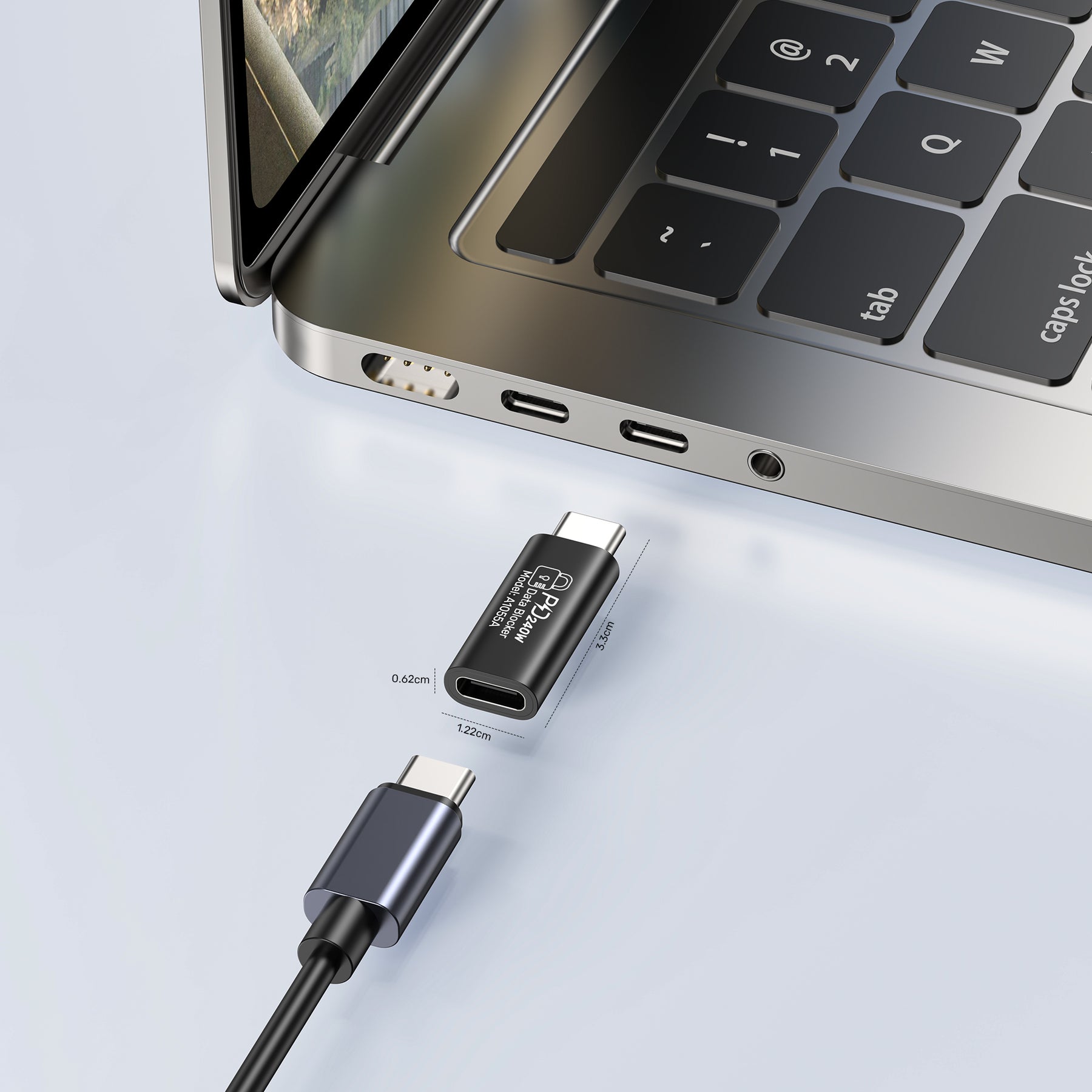 USB-C 快充數據阻斷器