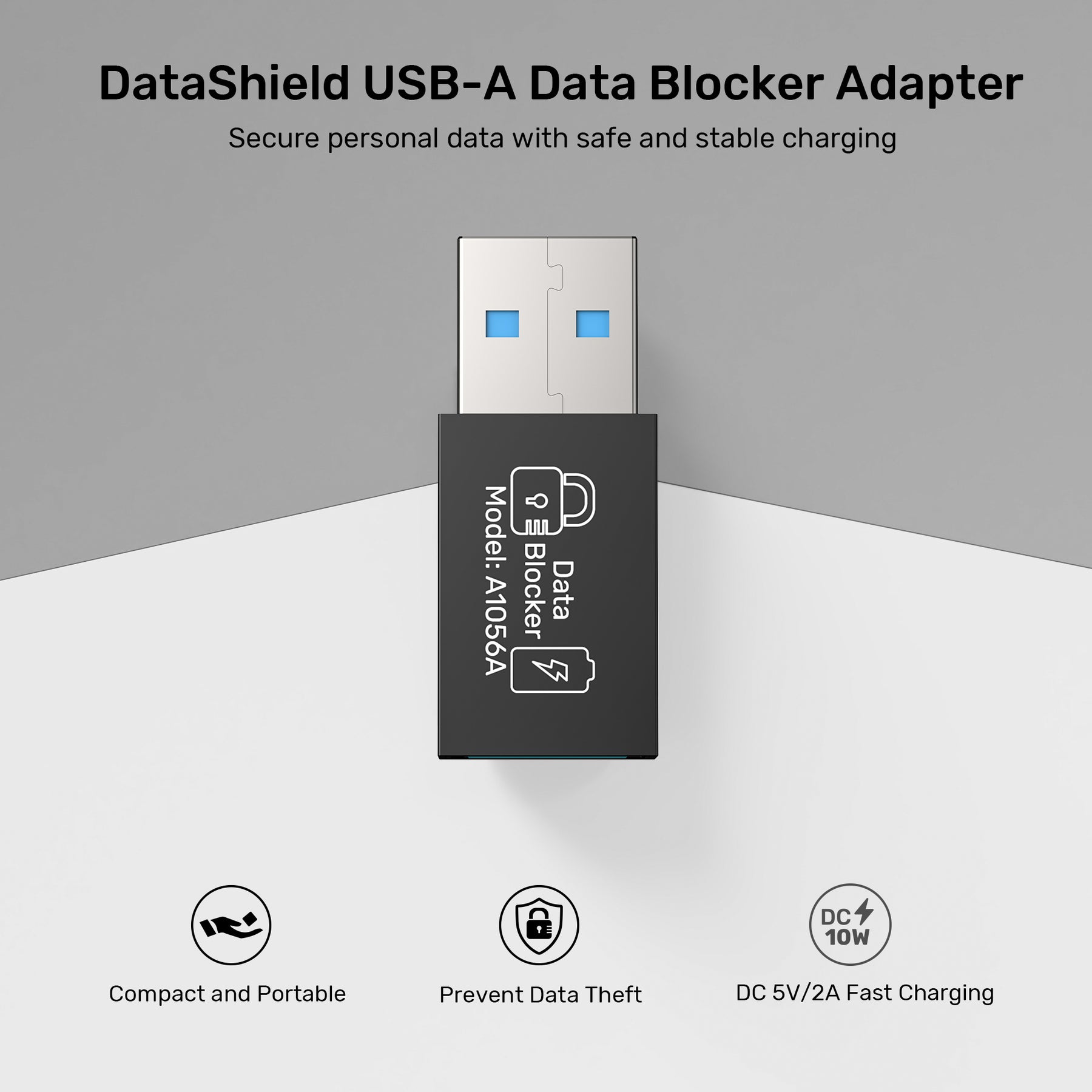 USB-A 快充數據阻斷器
