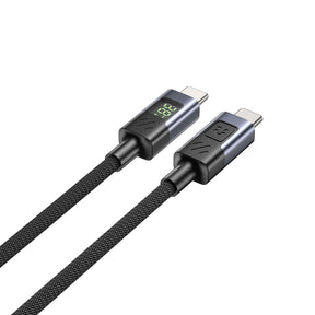 PD 60W USB-C Charging Cable with LED Display