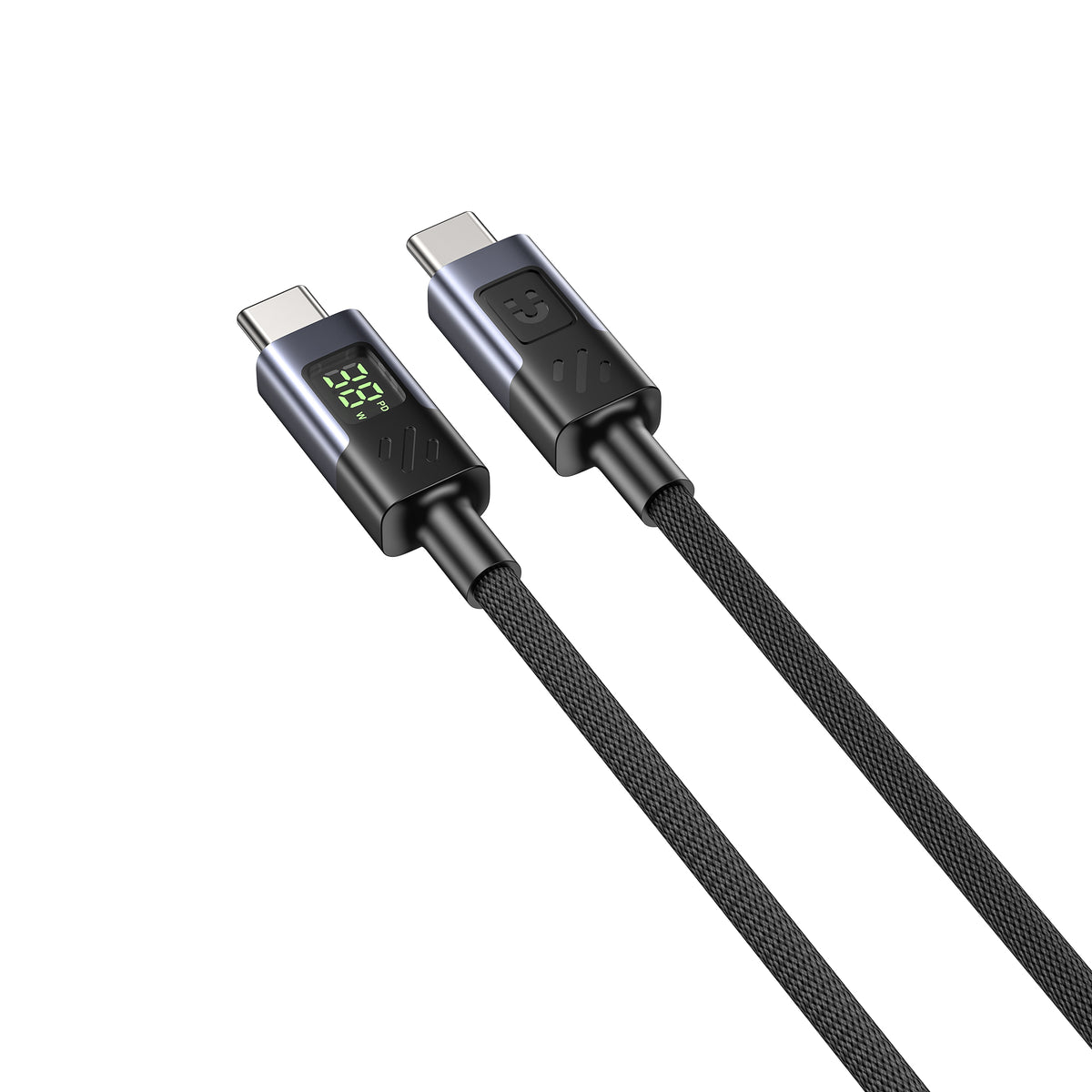 PD 60W USB-C Charging Cable with LED Display