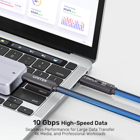 8K 光纖全功能 USB-C 傳輸線