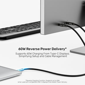 8K 光纖全功能 USB-C 傳輸線