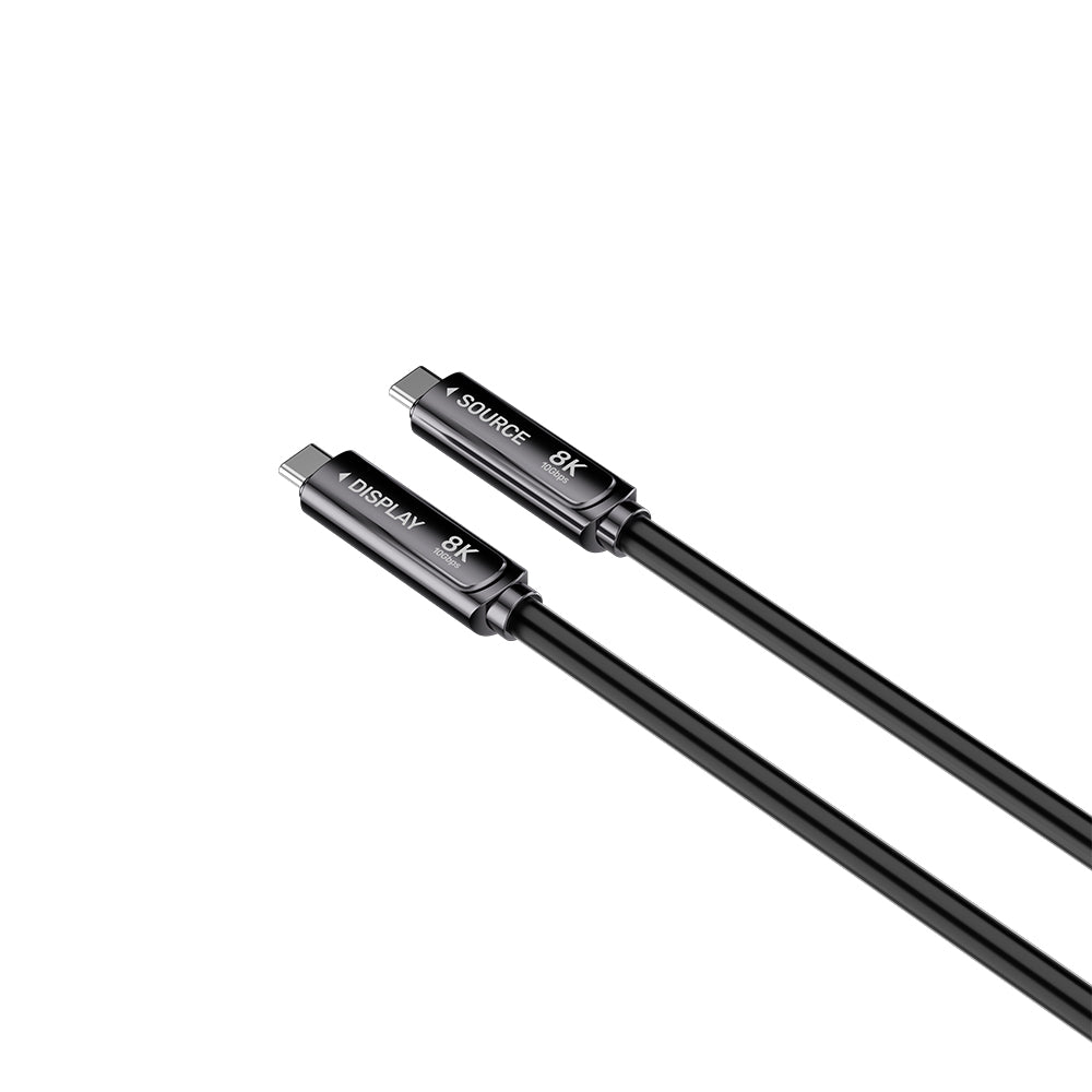 8K 光纖全功能 USB-C 傳輸線