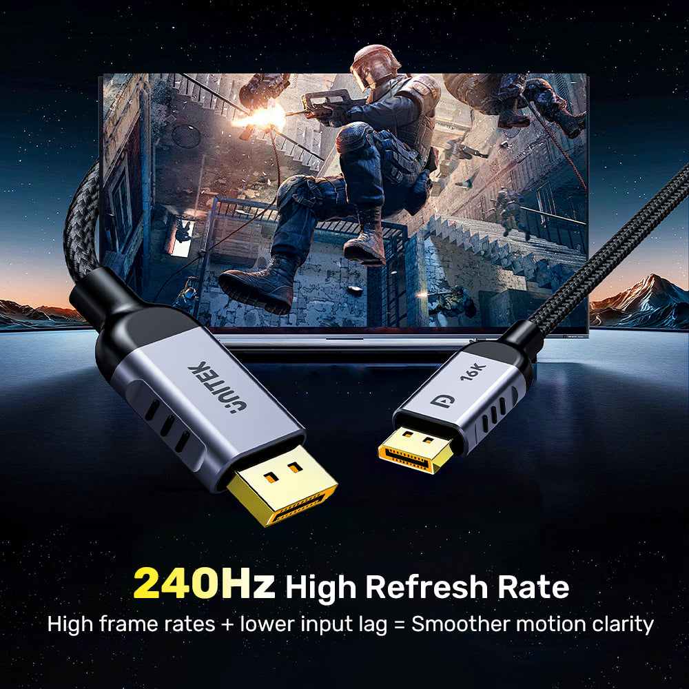 遊戲 8K@120Hz DisplayPort 2.1 線