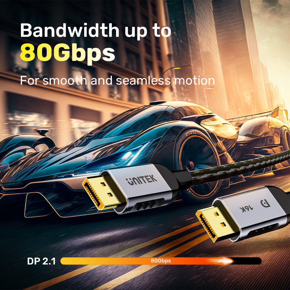 遊戲 8K@120Hz DisplayPort 2.1 線