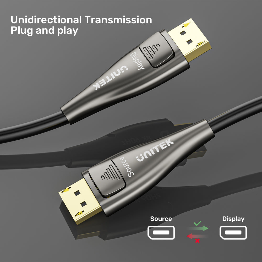 8K DisplayPort 1.4 光纖傳輸線